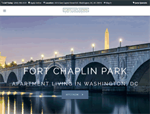 Tablet Screenshot of ftchaplinpark.com